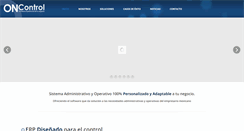 Desktop Screenshot of oncontrol.com.mx